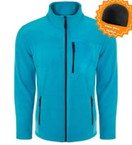 Ghassy Co. Polar Erkek Tam Fermuar + 3 Cep ((YENİ SEZON)) (Turkuaz)
