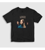 Presmono Unisex Çocuk Beyaz Truth Müzik London Grammar T-Shirt 515081tt (Siyah)