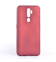 Oppo A9 2020 Kılıf Soft Mat Premier Case (Mürdüm)