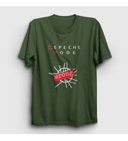 Presmono Unisex Beyaz Wrong Depeche Mode T-Shirt 141448tt (Haki)