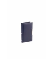 Kartvizit Albümü 3 Sıralı 144 Kartlık Business Card Album Vegan 12x21 cm (Lacivert)