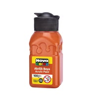Akrilik Boya 100 Ml 1 Adet Nova Color Akrilik Boyalar 100 Ml 1 Adet (Turuncu)
