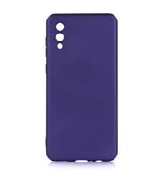 Galaxy A02 Kılıf Zore Premier Silikon Kılıf (Lacivert)