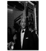Cakapuzzle Yul Brynner Bıyıklı Siyah Beyaz Fotoğraf Puzzle Yapboz MDF (Ahşap) (500 Parça)