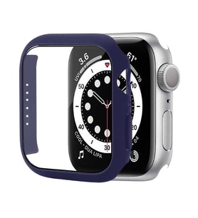 Apple Watch 7/8/9 41mm Full Kasa Korumalı Ekran Koruyucu (Lacivert)