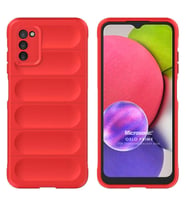 Microsonic Samsung Galaxy A03s Kılıf Oslo Prime Yeşil (Kırmızı)