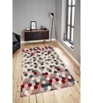 Dijital Baskılı Yıkanabilir Kaymaz Modern Renkli Salon Halısı Mutfak Halısı Yolluk ND-HY-798 (Çok Renkli)