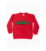 Spiderman baskılı pamuklu kumaş çocuk sweatshirt (Kırmızı)