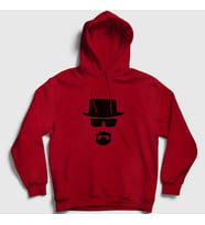 Presmono Unisex Gri Silhouette Breaking Bad Kapüşonlu Sweatshirt 185618tt (Kırmızı)