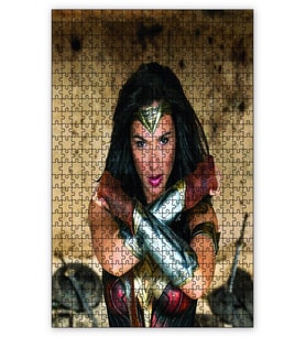 Cakapuzzle Wonder Woman Gal Gadot Puzzle Yapboz MDF (Ahşap) (1000 Parça)