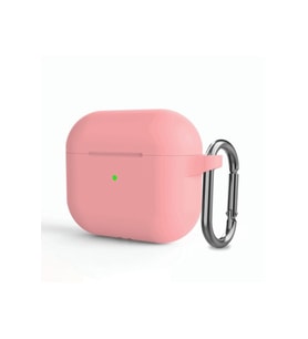 Uyumlu Airpods 3. Nesil Uyumlu Silikon Koruma Kılıf Pembe (Haki-Yeşil)