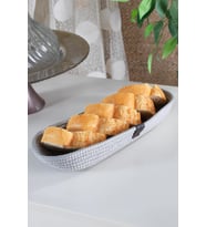 Long  Ekmek Sepeti  Ekmeklik  Ekmek Saklama Sepeti  Çok Amaçlı Sepet (Gri)