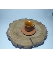 TOPRAK TÜRK KAHVESİ FİNCAN (Sarı)