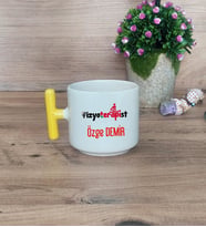 Fizyoterapist Hediye Sepeti Kupa Bardak T Kulplu, Kalemlik ve Ahşap Telefon Standı Tıp Bayramı Hediyesi (Model 5)