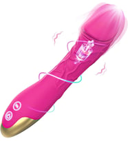 Kadınlar için G-Spot Vibratör, 10 Titreşimli Vibratörlü Yetişkin , Çiftler için  Oyuncak Vibratörleri Klitoral Stimülatör, 4couples Erkek ve Kadın,  Yapay Penis (Pembe)