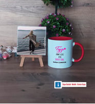 Teyze Daha Cool Fotoğraflı Dekoratif Taş, Kupa Bardak Beyaz Hediye (Model 2)