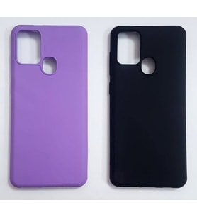 SAMSUNG A21S YUMUŞAK SLİKON KILIF EKRAN KORUYUCU HEDİYE (Siyah)