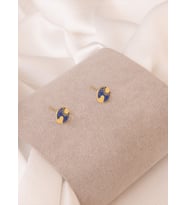 MİNELİ KALPLİ GÜNEŞ KÜPE (Gold)