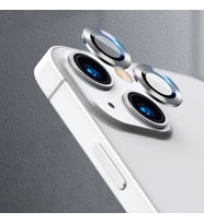 Apple iPhone 13 CL-07 Kamera Lens Koruyucu (Gümüş)
