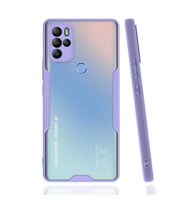General Mobile 21 Pro Kılıf Kamera Korumalı Arkası Şeffaf Silikon (Mor)