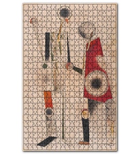 Cakapuzzle Soyut Resim Robot Görseli Puzzle Yapboz MDF (Ahşap) (255 Parça)