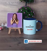 Odyometrist Fotoğraflı Dekoratif Taş, Kupa Bardak Beyaz Hediye (Model 3)