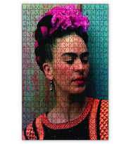 Cakapuzzle Frida Kahlo Mavi Zemin Puzzle Yapboz MDF (Ahşap) (255 Parça)