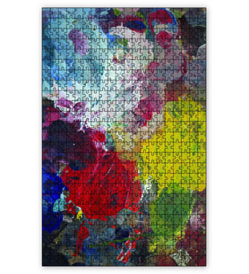 Cakapuzzle Yağlıboya Çalışması Sanat Puzzle Yapboz MDF (Ahşap) (500 Parça)