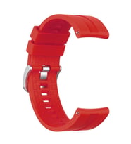 Microsonic Huawei Watch Buds Kordon, Silicone RapidBands Yeşil (Kırmızı)