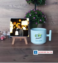 Çevre Mühendisi Fotoğraflı Dekoratif Taş, Kupa Bardak Beyaz Hediye (Model 12)