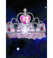 PRENSES ELSA TAÇ (DANTELLİ) (Açık Pembe)