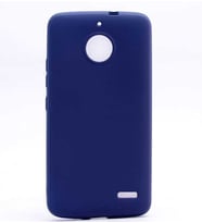 Lenovo Moto E4 Kılıf Soft Mat Premier Case (Lacivert)