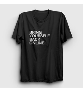 Presmono Unisex Beyaz Online Westworld T-Shirt 224820tt (Siyah)