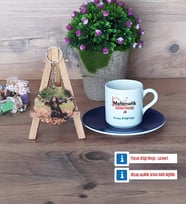 Matematik Öğretmeni Türk Kahvesi Fincanı Ahşap Altlıklı ve Fotoğraflı Ahşap Anahtarlık Hediye Öğretmenler Günü Hediyesi (Model 4)
