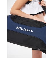 MUBO Orijinal Unisex 3 Bölmeli Önü Fermuarlı Uzun Askılı Geniş Hacimli Seyahat Fitness Spor Çantası 041 (Lacivert)