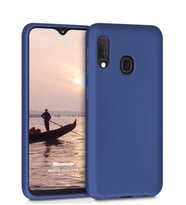 Microsonic Matte Silicone Samsung Galaxy M10s Kılıf (Lacivert)
