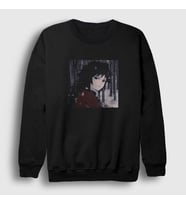 Presmono Unisex Beyaz Winter Giyu Tomioka Anime Demon Slayer Kimetsu No Yaiba Sweatshirt 298911tt (Siyah)