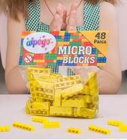 48 Parça Eğitici Mikro Blok (Sarı)