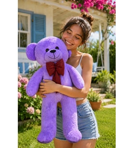 PANDAMKE 120&100 Papyonlu Büyük Ayıcık (Lila)