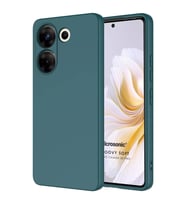 Microsonic TECNO Camon 20 Pro 5G Kılıf Groovy Soft Siyah (Koyu Yeşil)