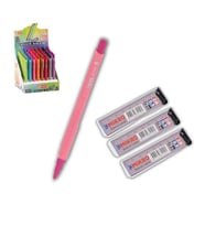 0.9 mm Uçlu Kalem ve 0,9 mm Ucu 3 Adet Mikro Mp-330 Versatil Kalem Seti 1 Paket (Pembe)