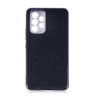 Samsung Galaxy A53 5G Kılıf Simli Parlak Shining Kapak (Siyah)