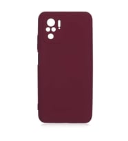 Xiaomi Poco M5S Kılıf Kamera Korumalı iÇi Süet Dokulu Lansman Tipi Silikon (Koyu Mor)