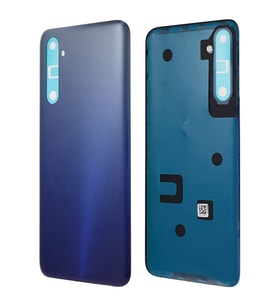 Realme 6 Uyumlu Arka Pil Batarya Kapağı RMX2001 (Mavi)