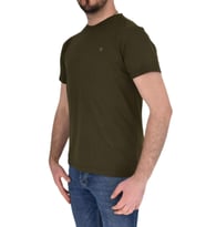 Erkek Büyük Beden Sıfır Yaka Tişört Ottoman BGL-ST01891 (Haki)