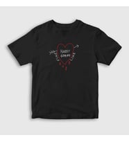 Presmono Unisex Çocuk Beyaz Fine Line Harry Styles T-Shirt 317497tt (Siyah)