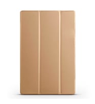Huawei MatePad SE 10.4 Zore Smart Cover Standlı 1-1 Kılıf (Gold)