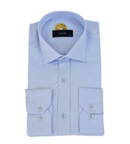 Erkek Klasik Uzun Kol Gömlek Micro BGL-ST03497 (Mavi)