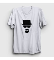 Presmono Unisex Sarı Silhouette Breaking Bad T-Shirt 185443tt (Beyaz)