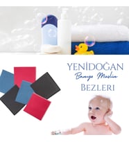 6’lı Müslin Yenidoğan Bebek Banyo Lif ve Kurulama Mendil Seti Bebek Banyosu ve Anne Bakım Mendilleri Bebek Banyo Takımları Bebek Lif ve Kurulama Bezi Seti (Çok Renkli-Naturel)